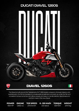 Ducati Diavel 1260S Motorcycle
