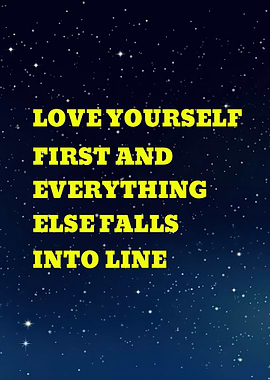 Love Yourself First Inspirational Quote