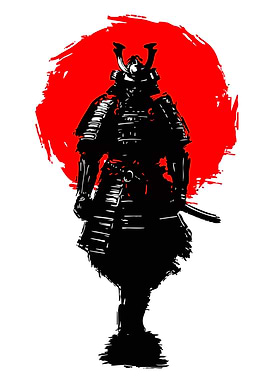 Samurai Warrior Silhouette