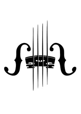 Minimalist Violin Bridge and Strings