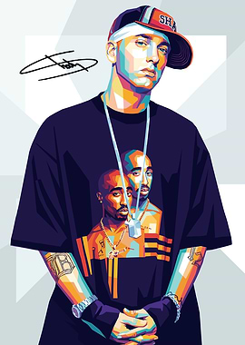 Eminem Pop Art Portrait