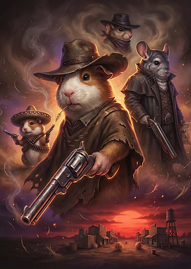 Wild West Guinea Pig Outlaws