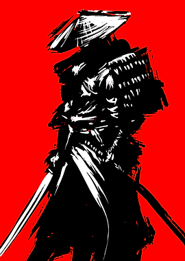Samurai Warrior with Katana