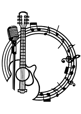 Music Elements Silhouette