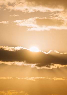 Sunset Sky with Clouds