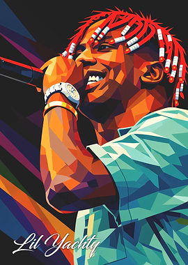 Lil Yachty Pop Art Portrait
