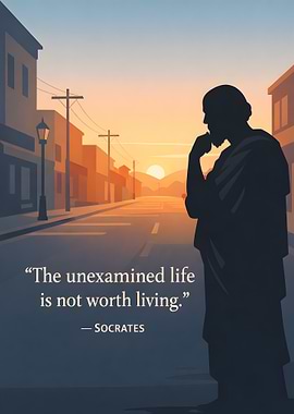 Socrates Quote on Unexamined Life