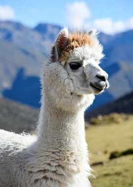 Alpaca in the Mountains