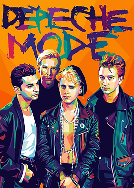 Depeche Mode Pop Art Portrait