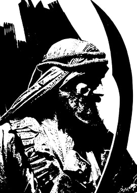 Warrior with Scimitar