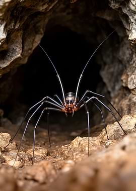Cave Spider with Long Legs