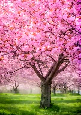 Cherry Blossoms in Bloom