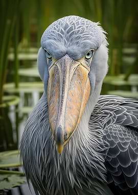 Shoebill Stork Close-up