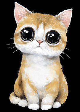 Cute Orange and White Kitten