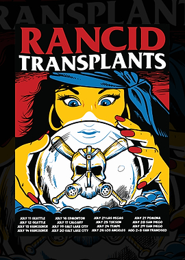 Rancid Transplants Tour Poster