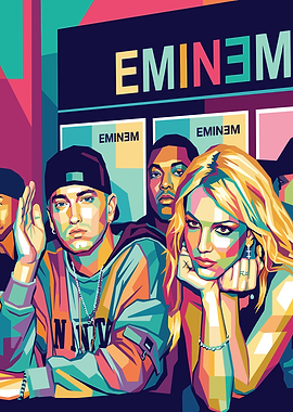 Eminem Pop Art Portrait