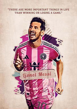 Lionel Messi Inspirational Quote