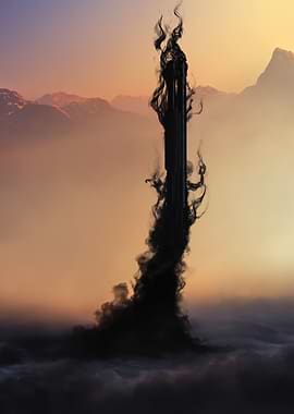 Shotgun Smoke Silhouette