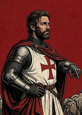 Knight Templar Portrait