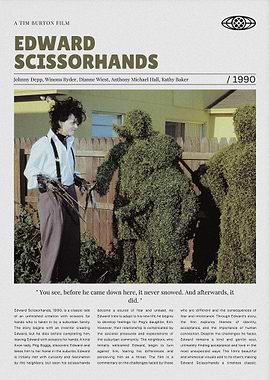 Edward Scissorhands Movie Poster