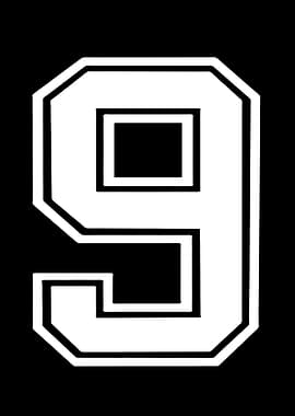 Number 9 Graphic