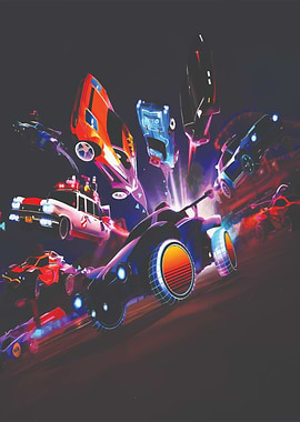 Rocket League Cars in Action