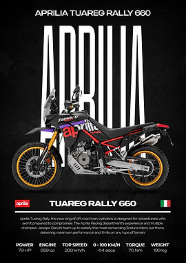 Aprilia Tuareg Rally 660 Motorcycle