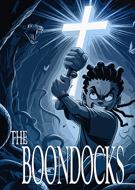 The Boondocks Huey with Cross