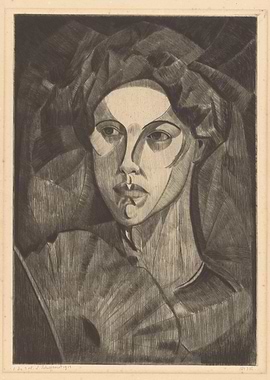 Cubist Portrait of a Woman
