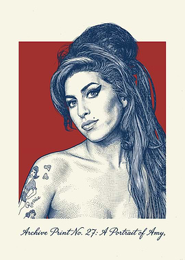 Amy Winehouse Portrait