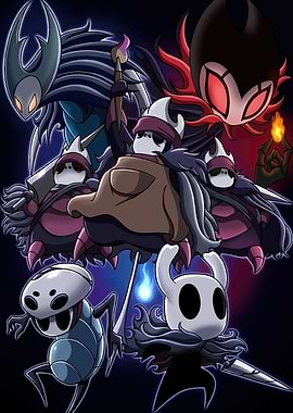 Hollow Knight Silksong Characters Montage