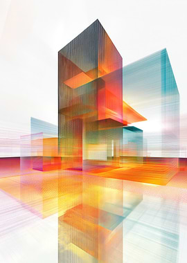 Abstract Architectural Renderings