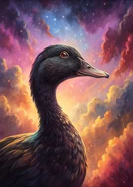 Duck in a Cosmic Sky