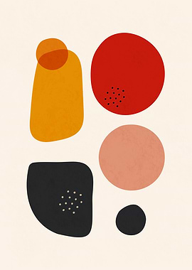 Abstract Geometric Shapes with Texture