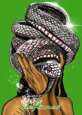 Deftones Snake and Hands Artwork