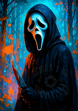 Ghostface Killer in Forest