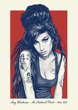 Amy Winehouse Archival Print