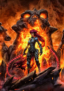 Darksiders 3 Game Cover Art