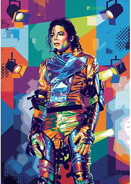 Michael Jackson Pop Art Portrait