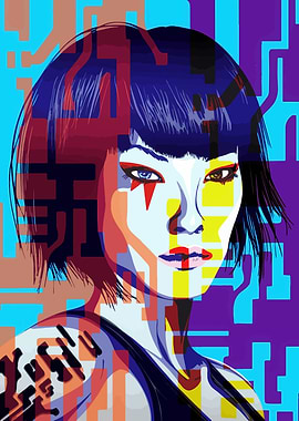 Cyberpunk Woman Portrait