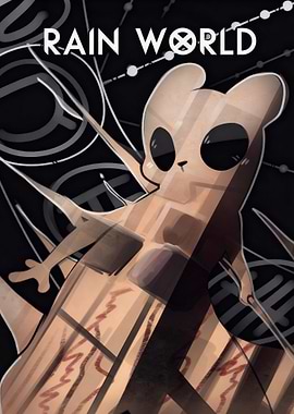 Rain World Slugcat Digital Art