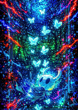 The Knight and Glowing Butterflies