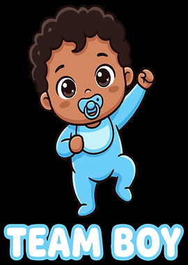 Team Boy Baby Announcement