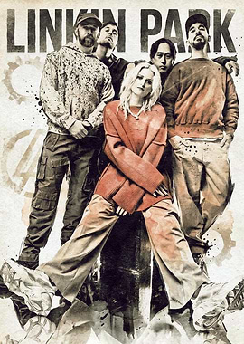 Linkin Park Band Poster