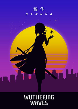 Wuthering Waves Sanhua Silhouette