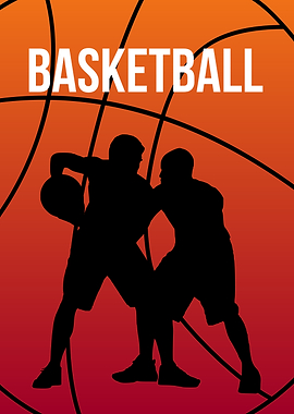 Basketball Players Silhouette
