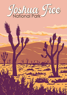 Joshua Tree National Park Vintage Poster