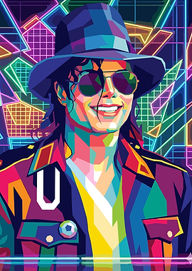 Michael Jackson Pop Art Portrait