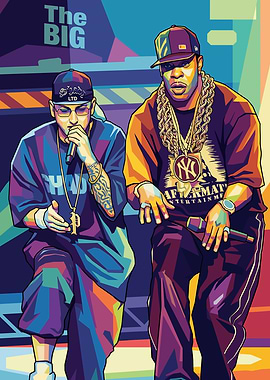 Eminem and Jay-Z Pop Art