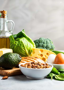 Keto Diet Food Assortment